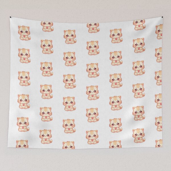 Item preview, Cute Heart Cat Sticker PNG | Kawaii Love Kitty Design designed and sold by AnimalBloomLab.
