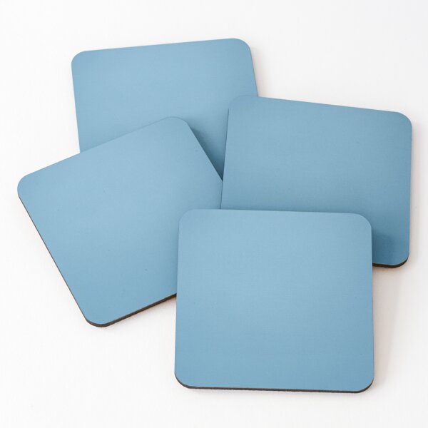 Item preview, Minimalist Sky Blue Solid Color | Calm Light Blue Art designed and sold by Midnight Veil Designs.