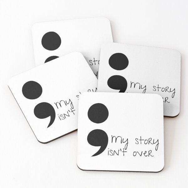 Item preview, Semicolon Project - My story isn't over designed and sold by bruise+blush.