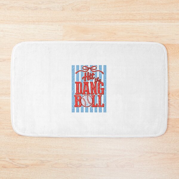 Item preview, Hit The Dang Ball - Funny Softball Player & Heart Design designed and sold by DoodloraStudio.