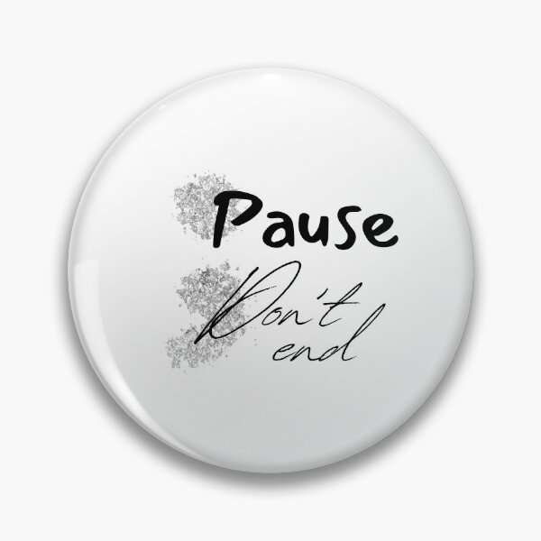 Item preview, Semicolon Project - Pause, Don't end designed and sold by bruise+blush.