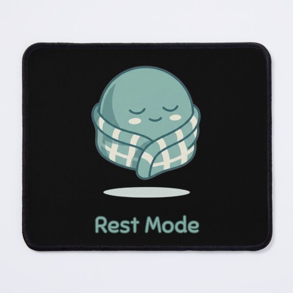 Item preview, Rest Mode Shirt – Minimal Calm Funny Vintage Style Graphic Tee designed and sold by Mythic Ink Studio.