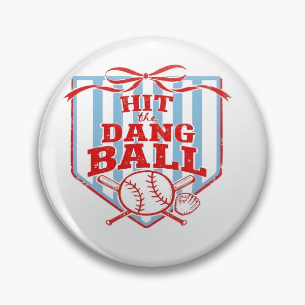 Item preview,  Hit The Dang Ball - Funny Softball Player & Heart Design designed and sold by DoodloraStudio.