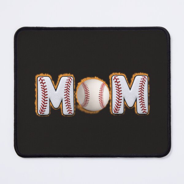 Item preview, Game Day Baseball Mom - Fiery Stitching Design designed and sold by Lozarux.