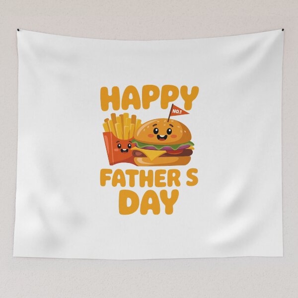 Item preview, Happy Fathers Day Burger designed and sold by jkrphoto.