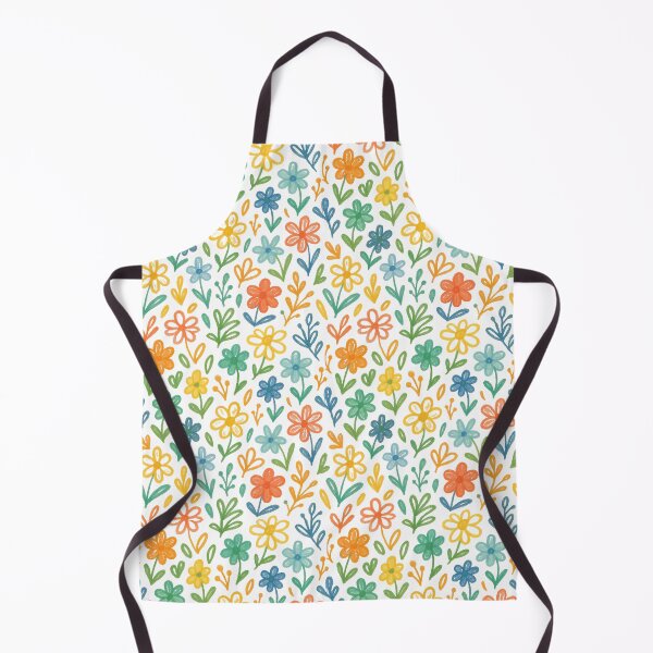 Item preview, Colorful Flowers Illustration Pattern designed and sold by Spring Things.