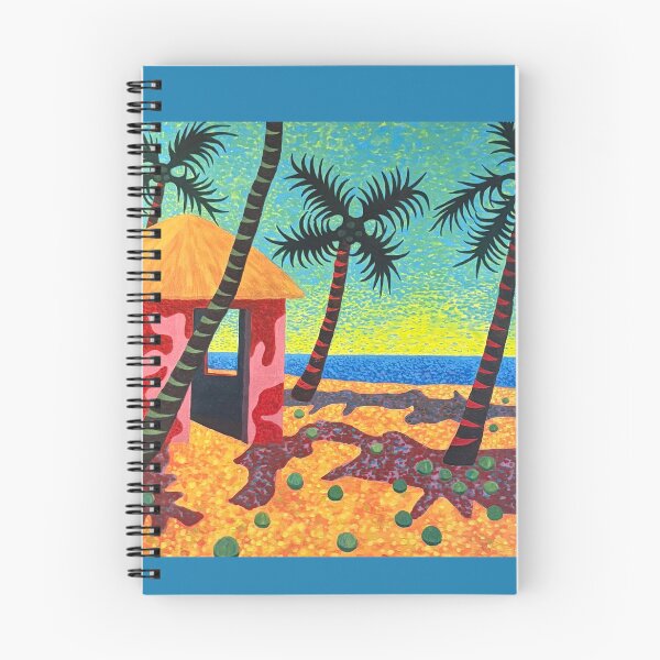 Item preview, Beach Hut in Beliz designed and sold by Prajna Vajrayana Art.