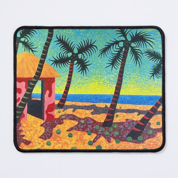 Item preview, Beach Hut in Beliz designed and sold by Prajna Vajrayana Art.