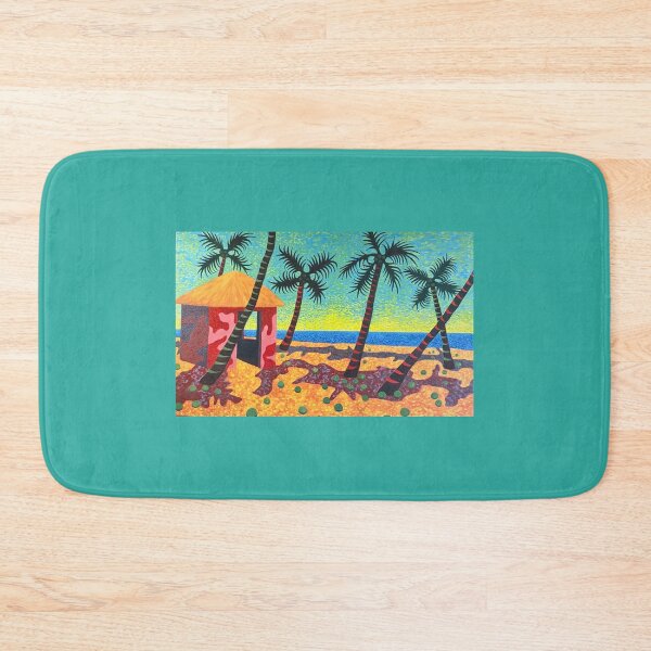 Item preview, Beach Hut in Beliz designed and sold by Prajna Vajrayana Art.