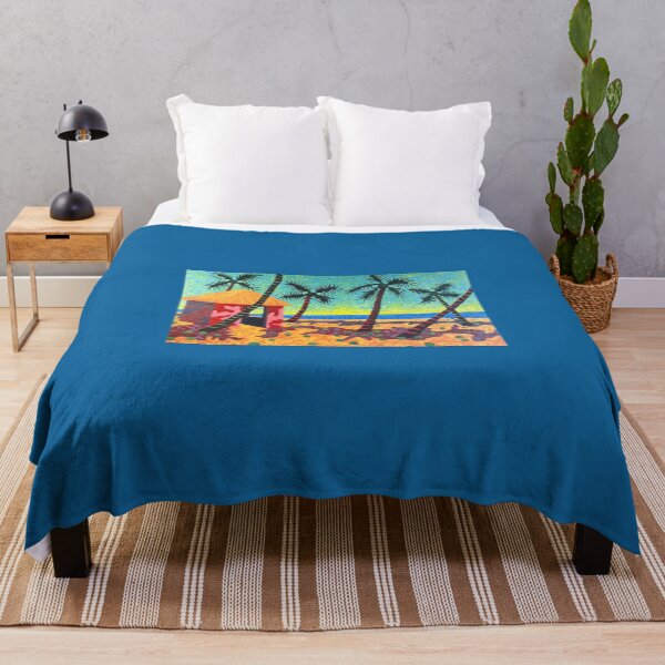 Item preview, Beach Hut in Beliz designed and sold by Prajna Vajrayana Art.
