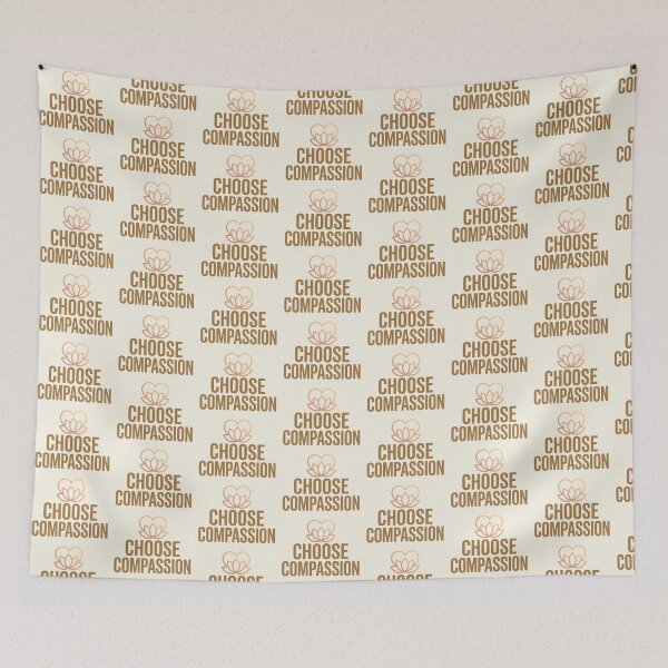 Item preview, Choose Compassion Buddha Lotus Mindfulness designed and sold by PixelQ.