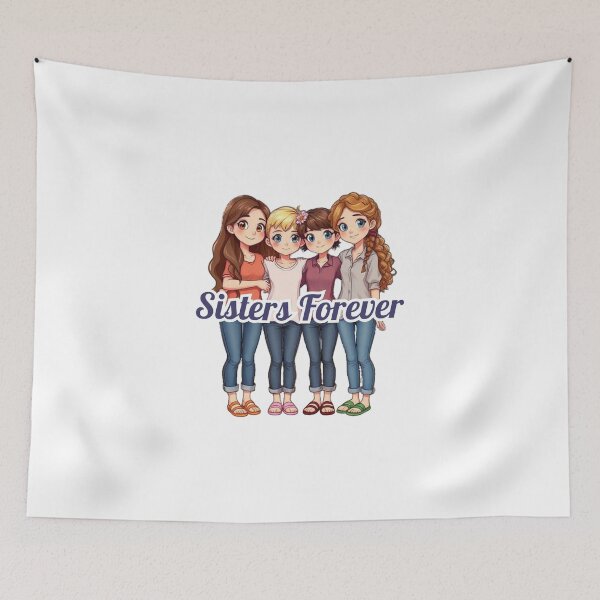 Item preview, Sisters Forever – Cute Sister Gift, Best Friends Design designed and sold by Silaris Designs.