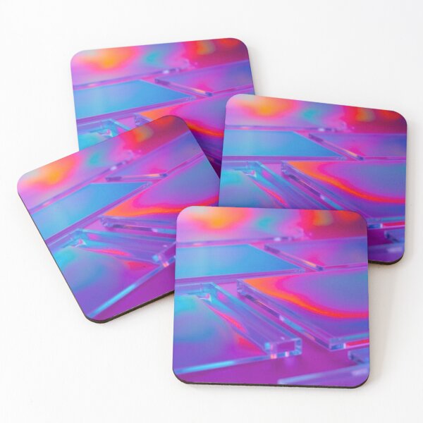 Item preview, Neon Holographic Abstraction Art designed and sold by Nika Art Studio.