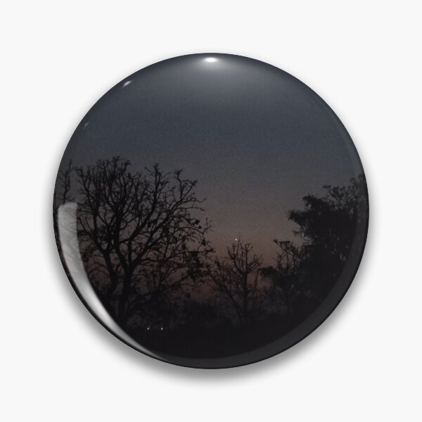 Item preview, Dark Aesthetic Night Sky Silhouette | Moody Nature Landscape | Calm Night Vibes designed and sold by PixelVibe Art.