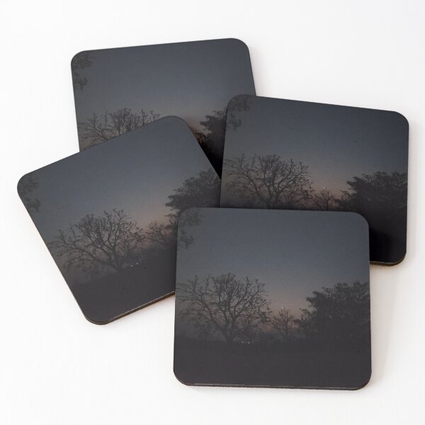 Item preview, Dark Aesthetic Night Sky Silhouette | Moody Nature Landscape | Calm Night Vibes designed and sold by PixelVibe Art.
