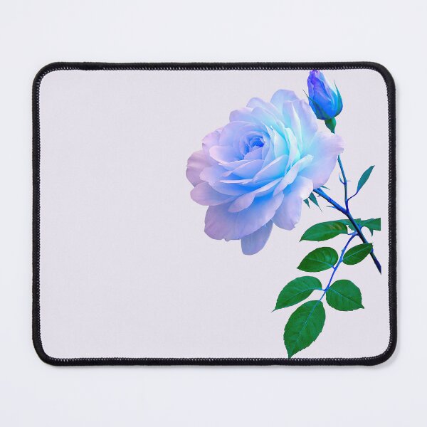 Item preview, Luxury Delicate Blue Rose wth a Bud Close-up Shapes Mania designed and sold by Shapes-Mania.