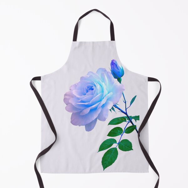 Item preview, Luxury Delicate Blue Rose wth a Bud Close-up Shapes Mania designed and sold by Shapes-Mania.