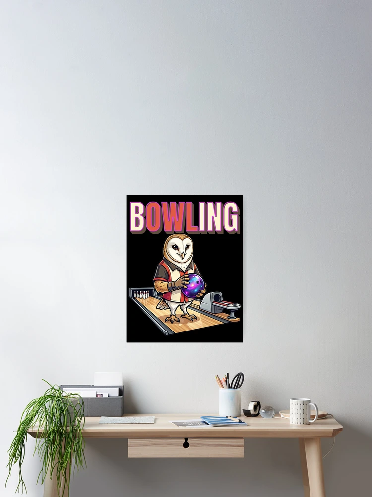Thumbnail 2 of 3, Poster, Bowling Design designed and sold by ReneMM.