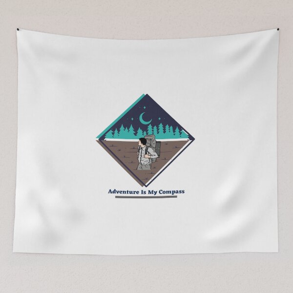 Item preview, Adventure is my compass Tshirt designed and sold by RKDesignVault99.