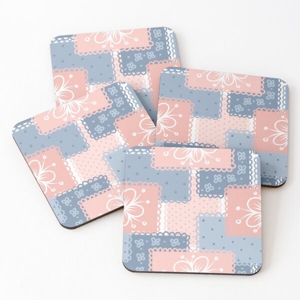 Item preview, Boho patchwork - white  designed and sold by Bonny-Shatwell.