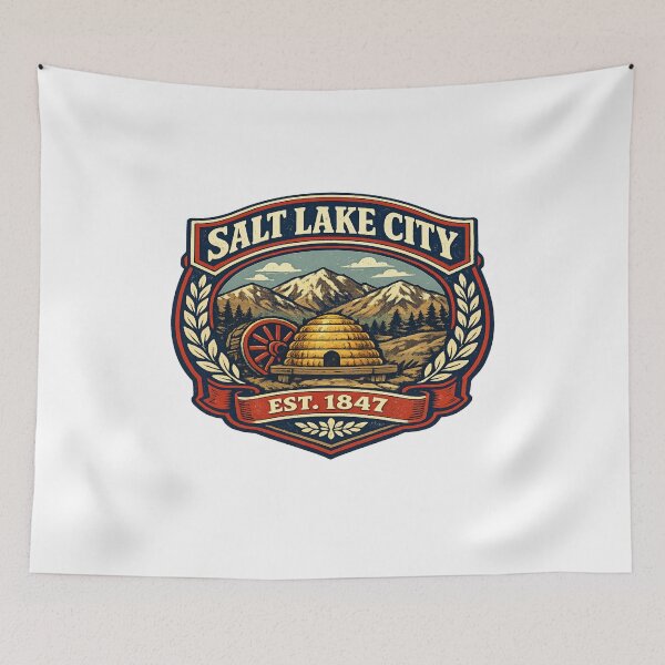 Item preview, Salt Lake City Pioneer Heritage Badge designed and sold by Dresut.