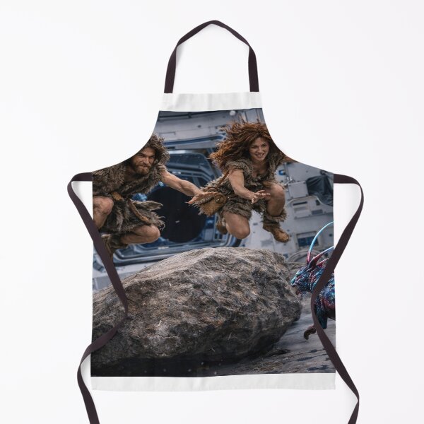 Item preview, Prehistoric Humans Hunt Alien Aboard Spaceship designed and sold by SkirtOnTheMoon.