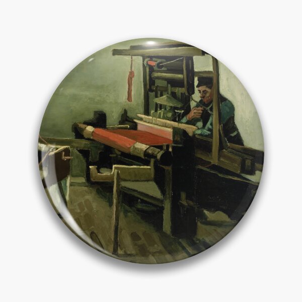 Item preview, Weaver by Vincent van Gogh: Rustic Workshop Fine Art Poster designed and sold by artofuniverse.