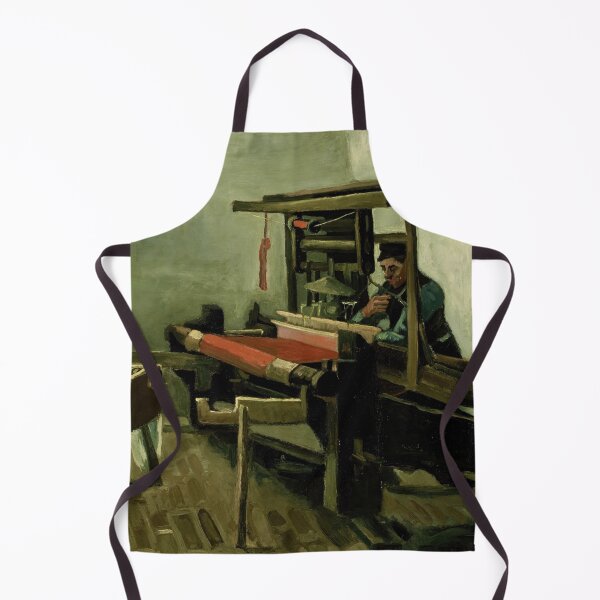 Item preview, Weaver by Vincent van Gogh: Rustic Workshop Fine Art Poster designed and sold by artofuniverse.
