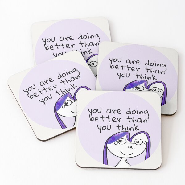 Item preview, You Are Doing Better Affirmation designed and sold by SoftBeing.