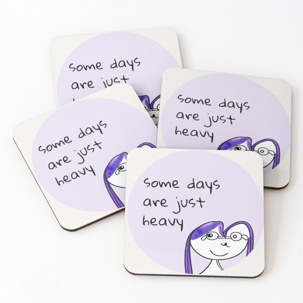Item preview, Some Days Are Just Heavy Affirmation designed and sold by SoftBeing.