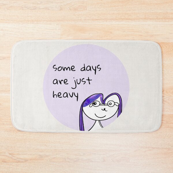 Item preview, Some Days Are Just Heavy Affirmation designed and sold by SoftBeing.