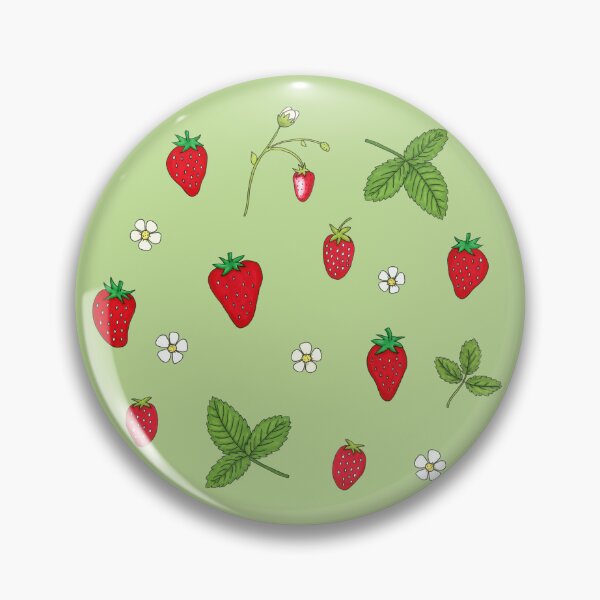 Item preview, Green strawberry pattern designed and sold by FridaSofia85.