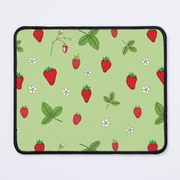 Item preview, Green strawberry pattern designed and sold by FridaSofia85.