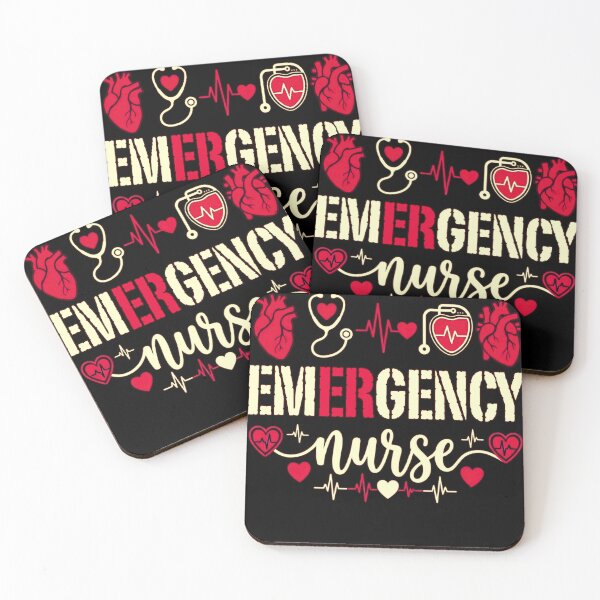 Item preview, ER Nurse Emergency Room Hero Healthcare Worker designed and sold by YarsEingr.