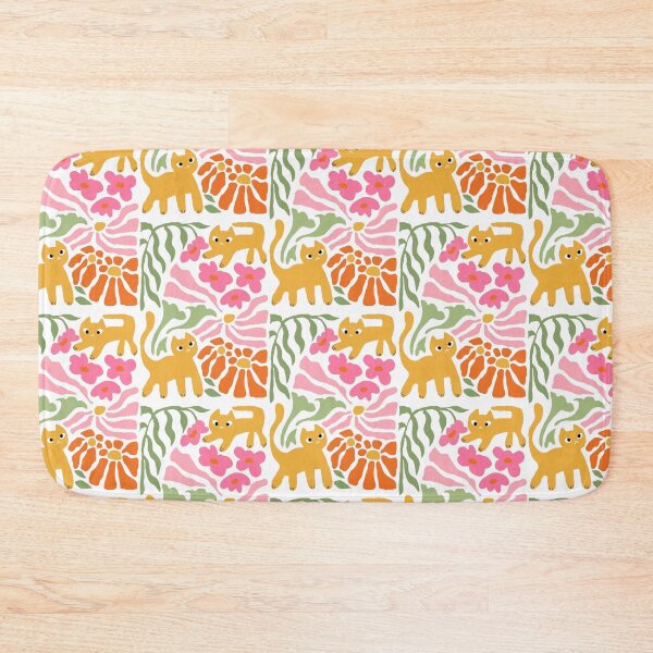 Item preview, Whimsical Floral Cat Garden designed and sold by Spring Things.