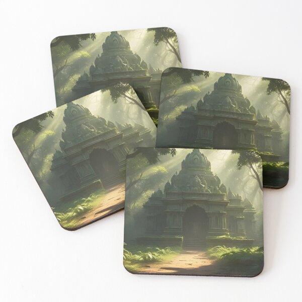 Item preview, Mystical Ancient Jungle Temple designed and sold by Bhaskar Digital Art.
