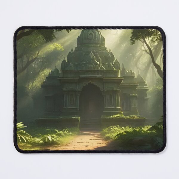 Item preview, Mystical Ancient Jungle Temple designed and sold by Bhaskar Digital Art.