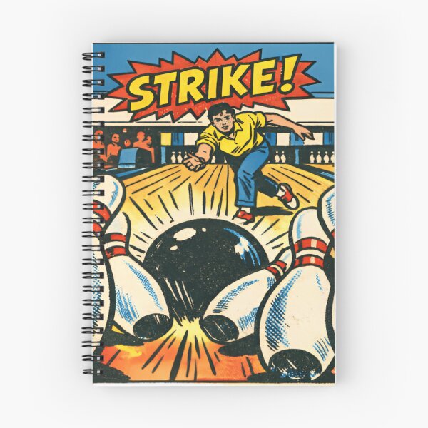Item preview, Retro Bowling Strike Comic Pop Art Design designed and sold by Creative Fashion Designs.