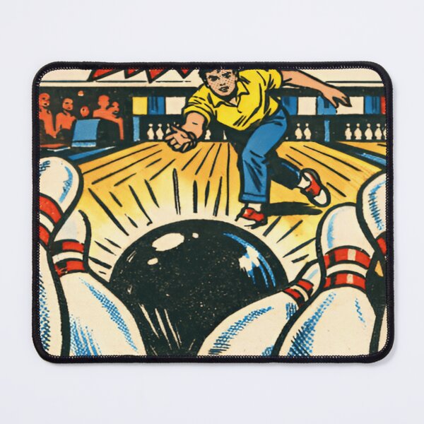 Item preview, Retro Bowling Strike Comic Pop Art Design designed and sold by Creative Fashion Designs.