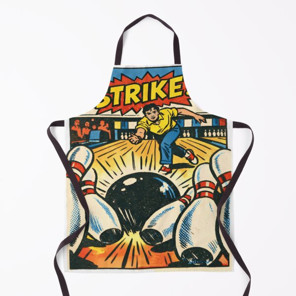 Item preview, Retro Bowling Strike Comic Pop Art Design designed and sold by Creative Fashion Designs.
