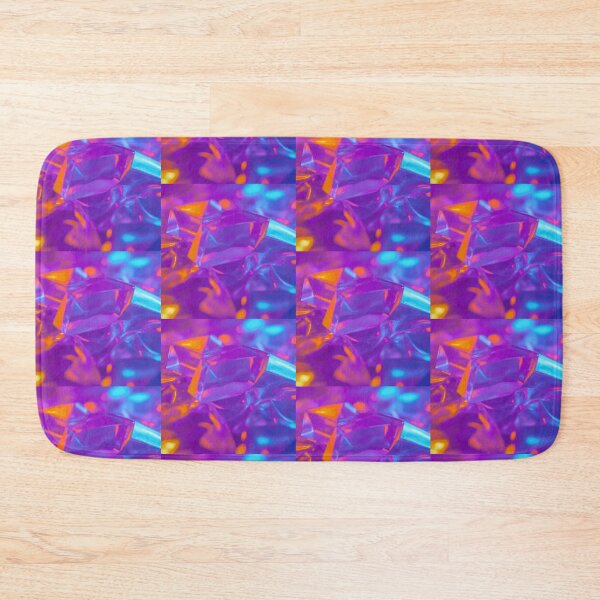 Item preview, Neon Holographic Glass Art Abstract designed and sold by Nika Art Studio.