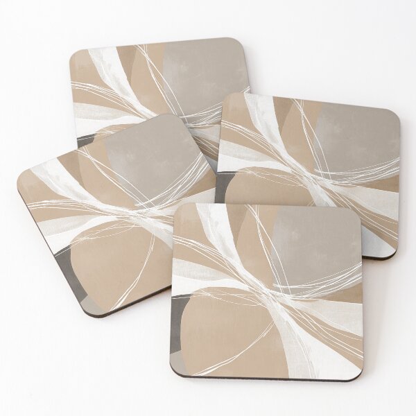 Item preview, 024-003 Warm Taupe and Soft Sand, Image 3 of 3 designed and sold by nikoart001.
