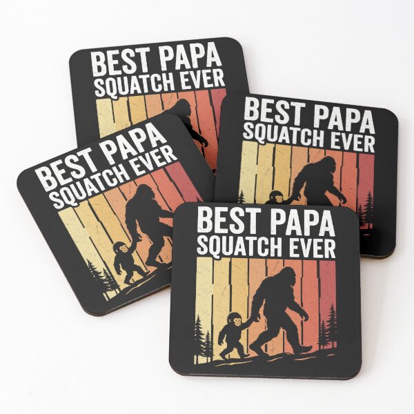 Item preview, Best Papa Squatch Ever Bigfoot Dad designed and sold by FreshVibe Prints.