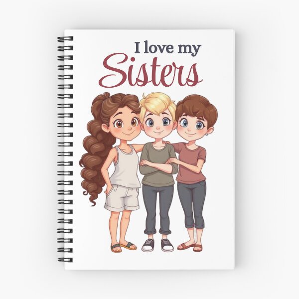 Item preview, I Love My Sisters – Cute Sister Gift, Best Friends Forever Design designed and sold by Silaris Designs.