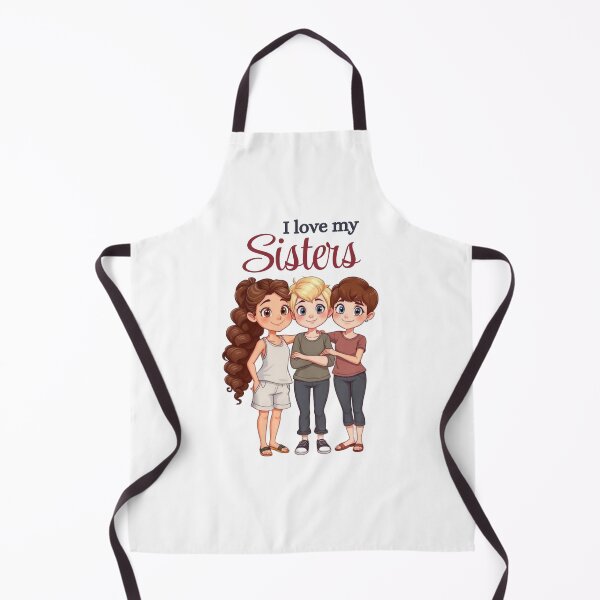 Item preview, I Love My Sisters – Cute Sister Gift, Best Friends Forever Design designed and sold by Silaris Designs.