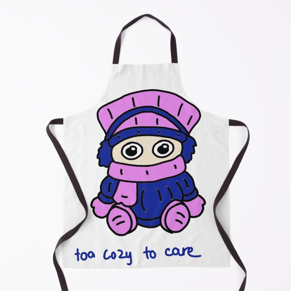 Item preview, Too Cozy to Care Cute Winter Character Illustration designed and sold by Baby-Care.
