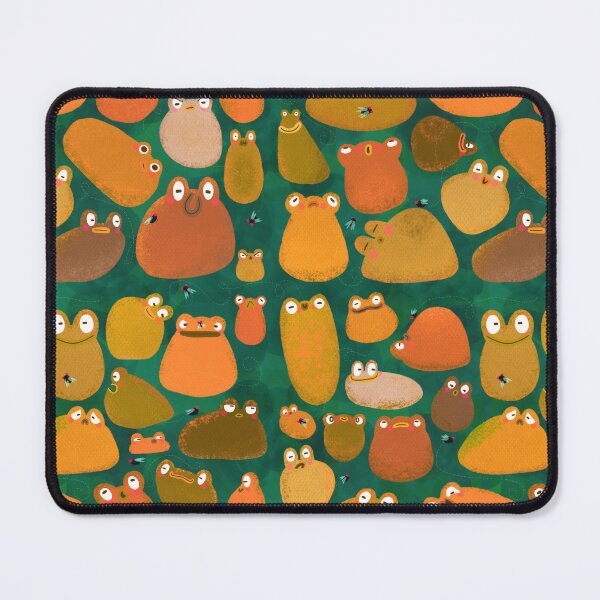 Item preview, Lots of Frogs with Flies Orange designed and sold by Wubsys.