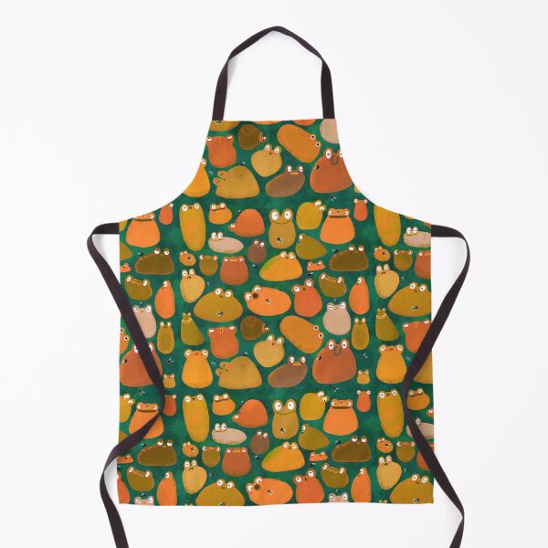 Item preview, Lots of Frogs with Flies Orange designed and sold by Wubsys.