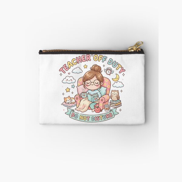 Item preview, Kawaii Teacher Off Duty Do Not Disturb – Cute Chibi Reading Aesthetic designed and sold by MyTutina.