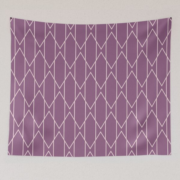Item preview, Antique fuchsia & misty rose chevron striped pattern designed and sold by Mint + Midnight.